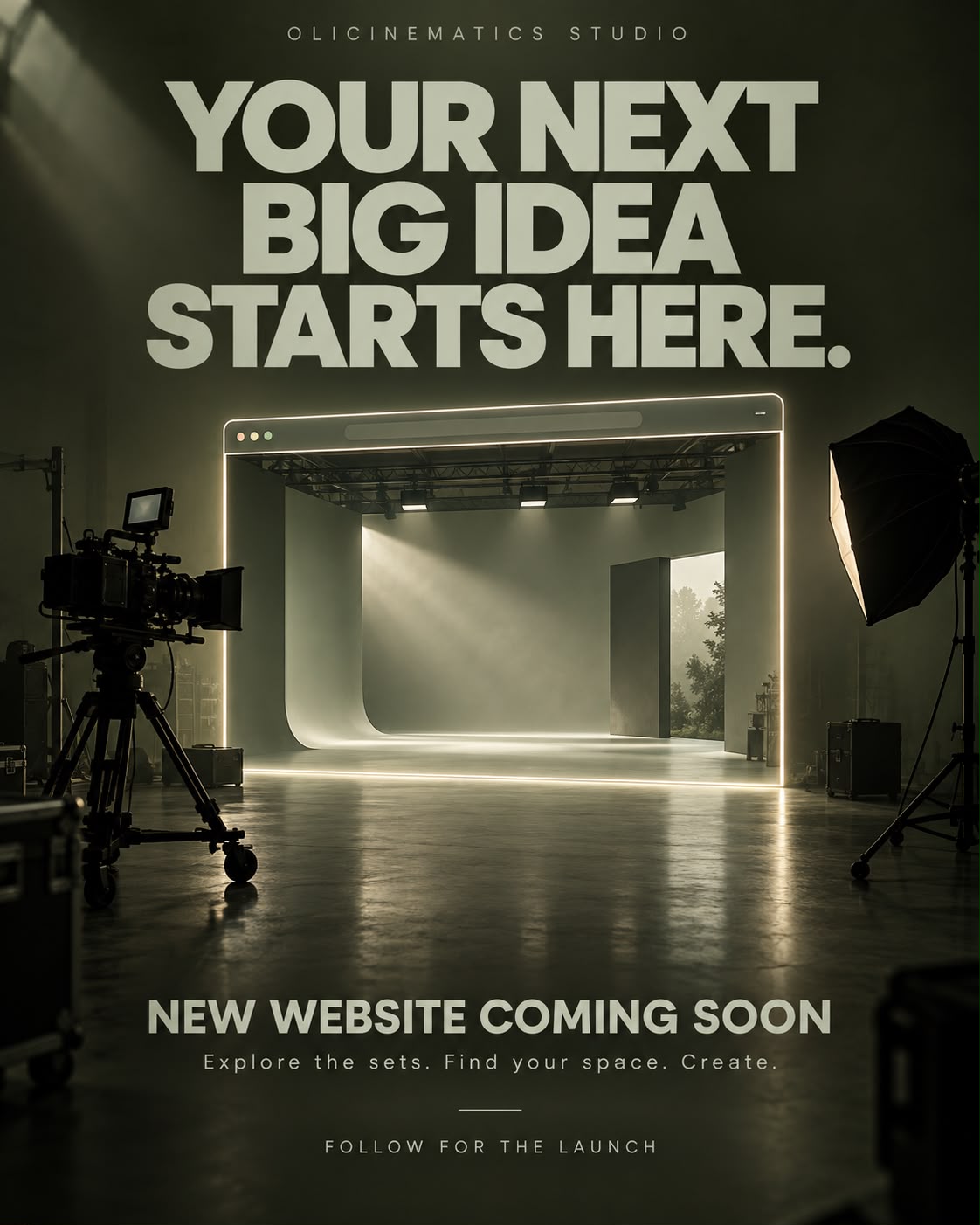 Olicinematics Studio Coming Soon